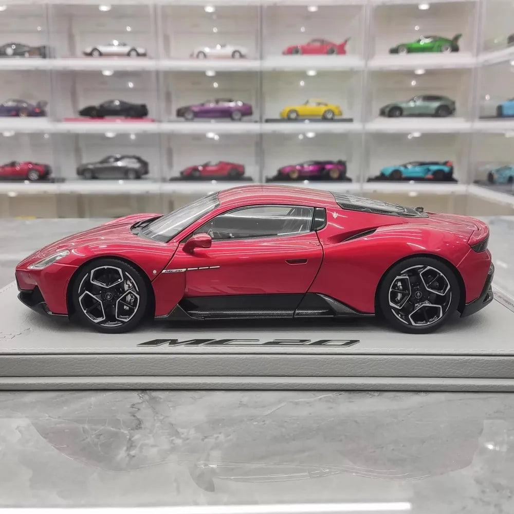 [BBR] 1:18 Maserati 2022 MC20 rouge voiture miniature Die-Cast
