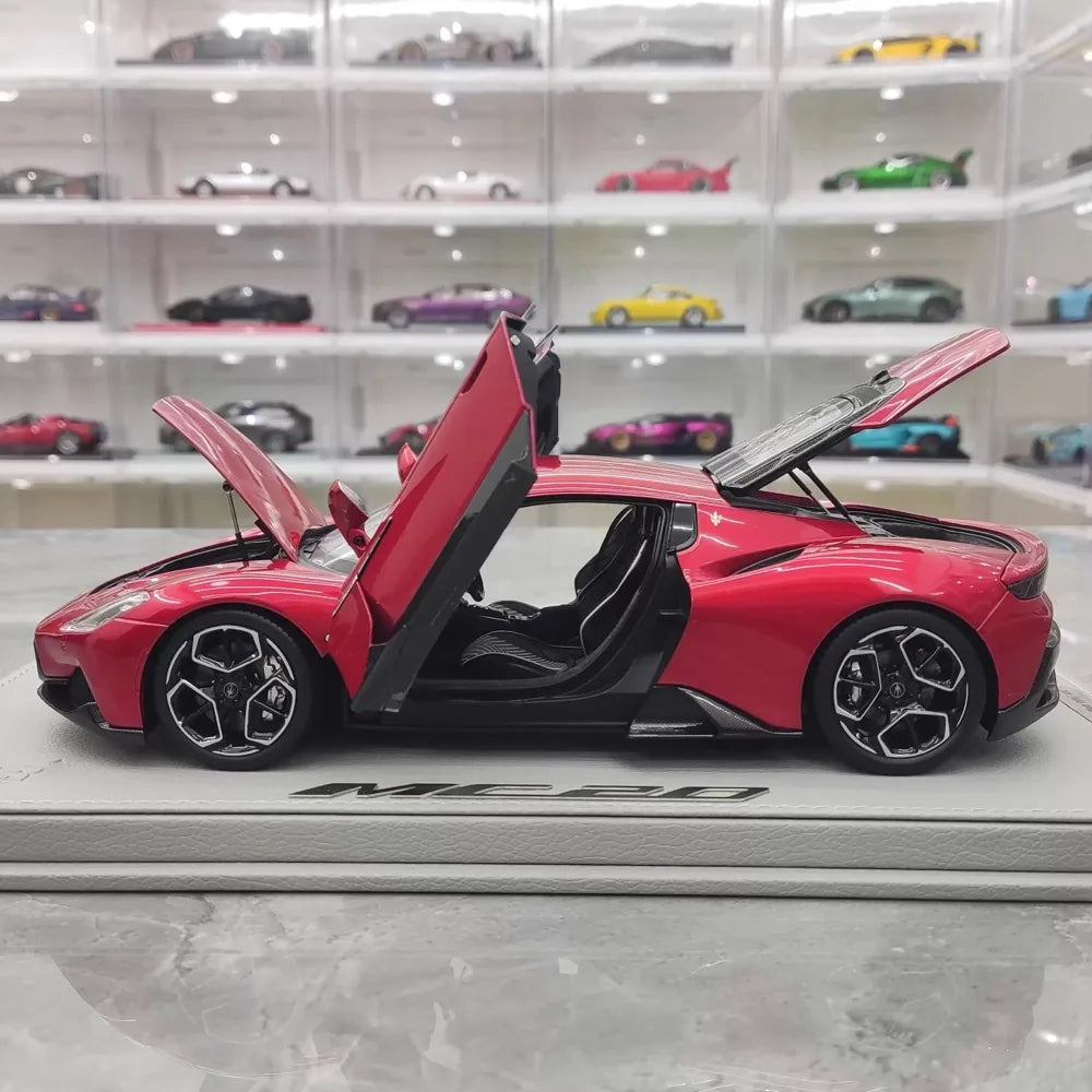 [BBR] 1:18 Maserati 2022 MC20 Red Model Car Die-Cast