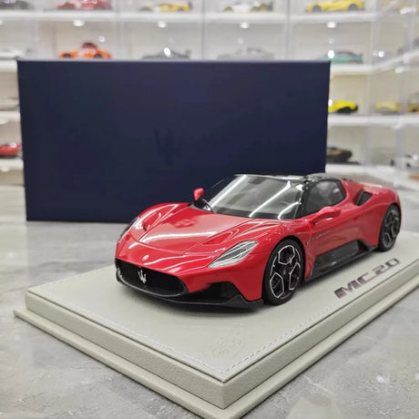 [BBR] 1:18 Maserati 2022 MC20 Red with Black Roof Model Car Resin
