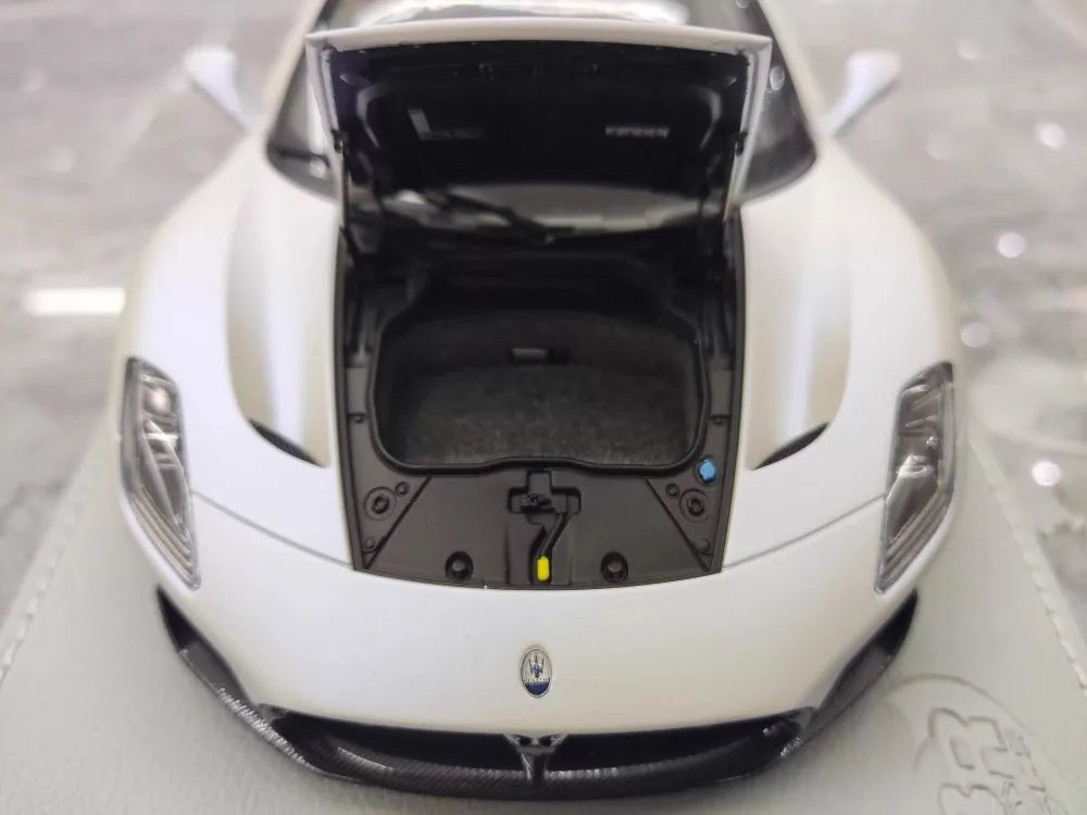 [BBR] 1:18 Maserati 2022 MC20 bianco modellino di auto Die-Cast