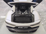 [BBR] 1:18 Maserati 2022 MC20 White Model Car Die-Cast