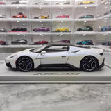 [BBR] 1:18 Maserati 2022 MC20 White Model Car Die-Cast