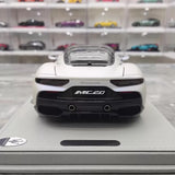 [BBR] 1:18 Maserati 2022 MC20 White Model Car Die-Cast
