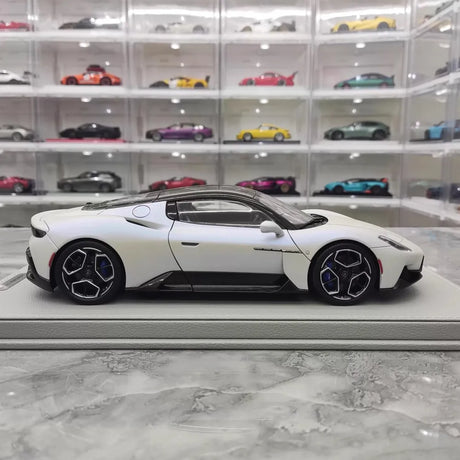 [BBR] 1:18 Maserati 2022 MC20 White Model Car Die-Cast