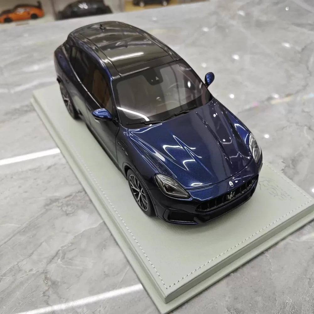 [BBR] 1:18 Maserati 2023 Grecale Trofeo Blue Model Car Resin