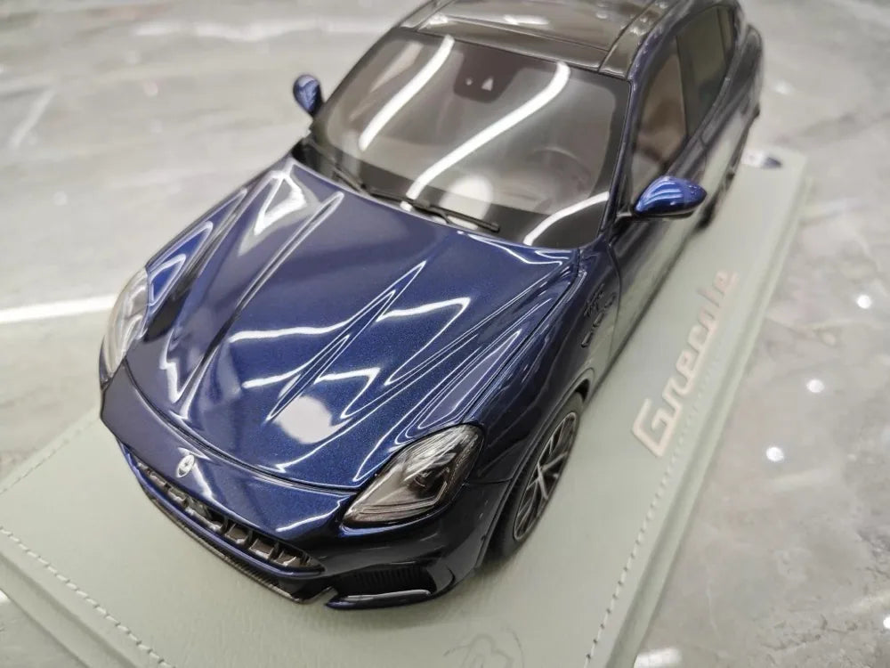 [BBR] 1:18 Maserati 2023 Grecale Trofeo Blue Model Car Resin