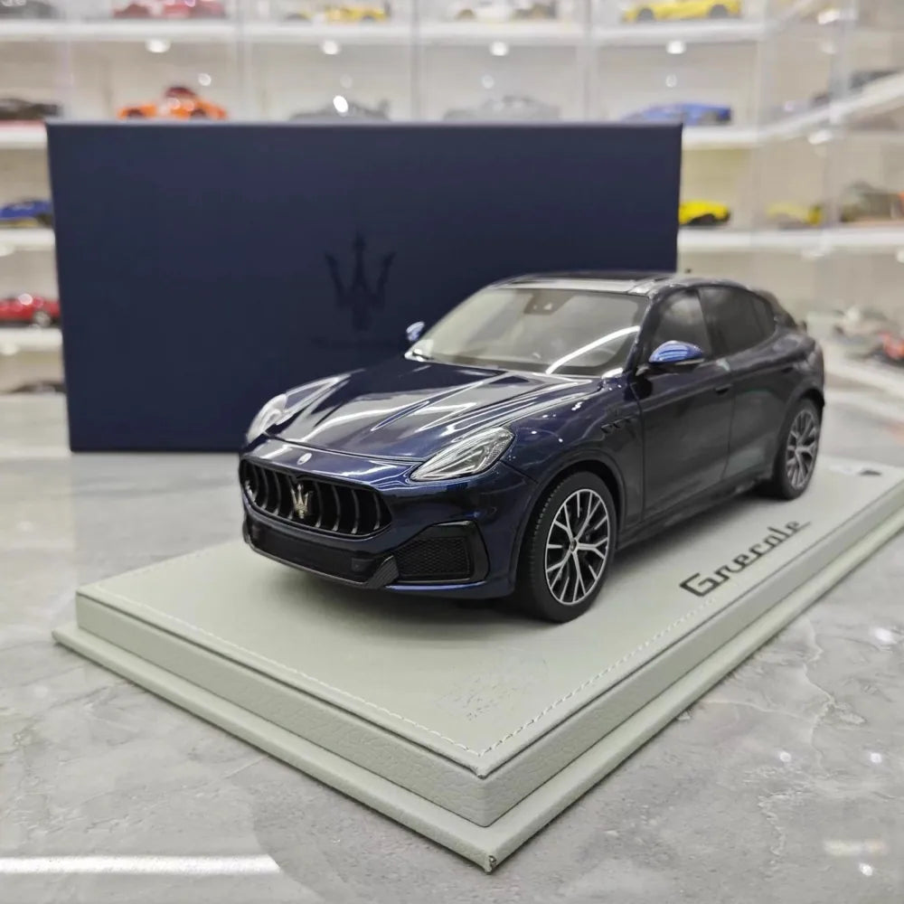 [BBR] 1:18 Maserati 2023 Grecale Trofeo Blue Model Car Resin