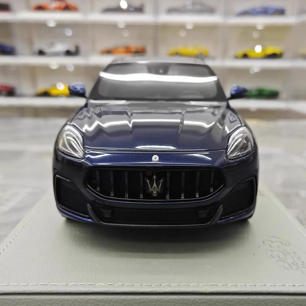 [BBR] 1:18 Maserati 2023 Grecale Trofeo Blue Model Car Resin