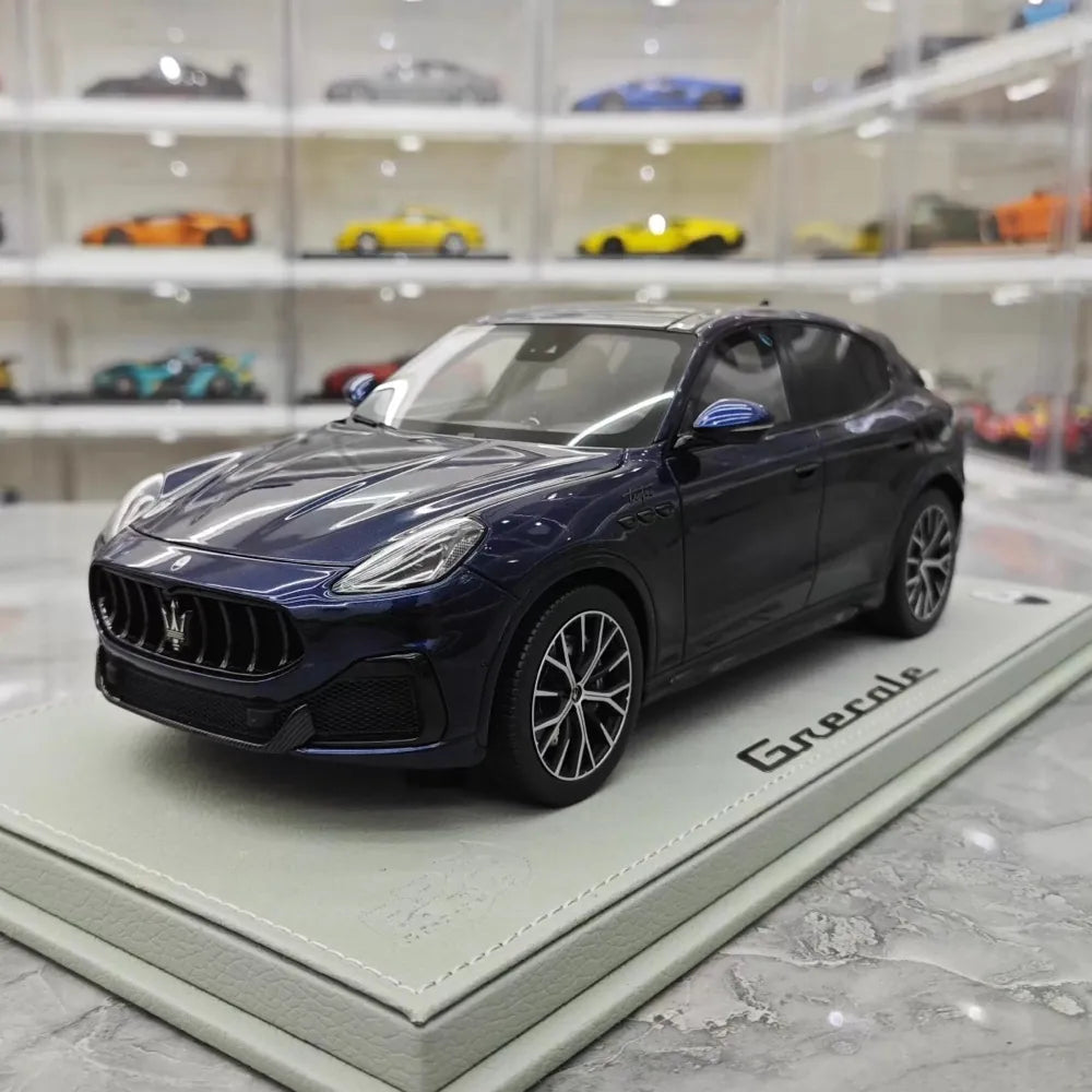[BBR] 1:18 Maserati 2023 Grecale Trofeo Blue Model Car Resin