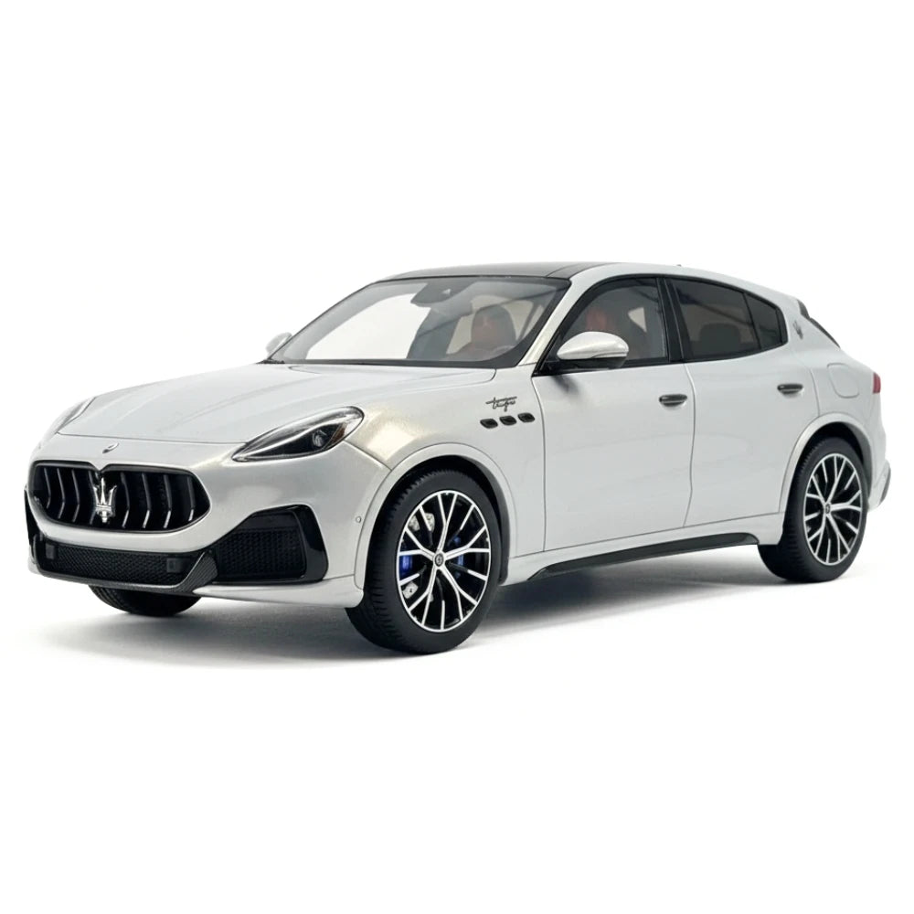[BBR] 1:18 Maserati 2023 Grecale Trofeo argento modellino di auto resina