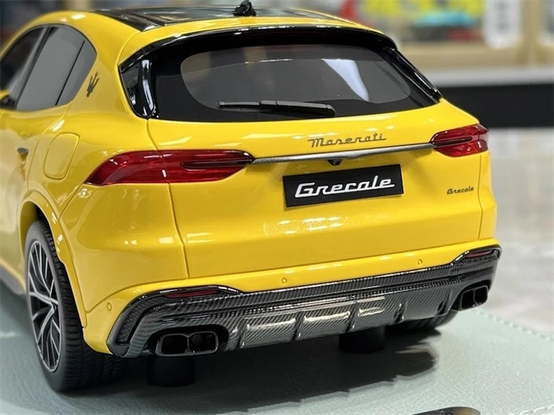 [BBR] 1:18 Maserati 2023 Grecale Trofeo giallo modellino di auto resina