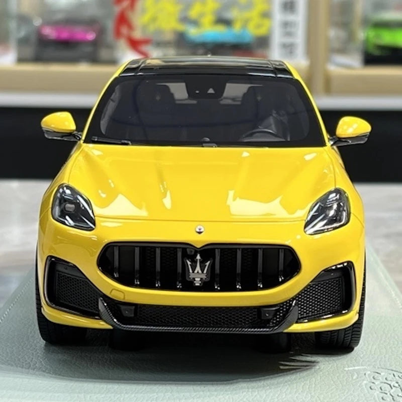 [BBR] 1:18 Maserati 2023 Grecale Trofeo giallo modellino di auto resina