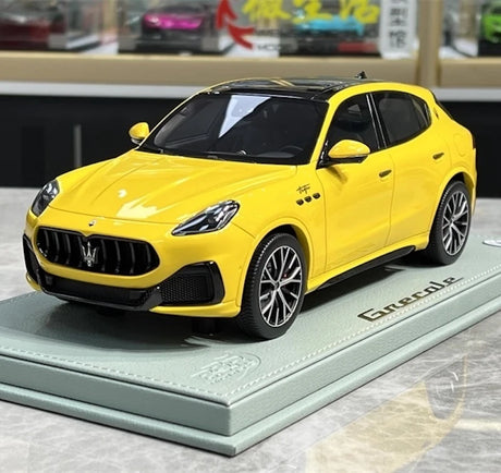 [BBR] 1:18 Maserati 2023 Grecale Trofeo Yellow Model Car Resin