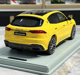 [BBR] 1:18 Maserati 2023 Grecale Trofeo Yellow Model Car Resin