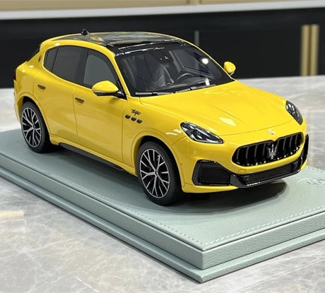 [BBR] 1:18 Maserati 2023 Grecale Trofeo Yellow Model Car Resin