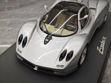 [BBR] 1:18 Pagani 1999 Zonda C12 Silver Model Car Resin