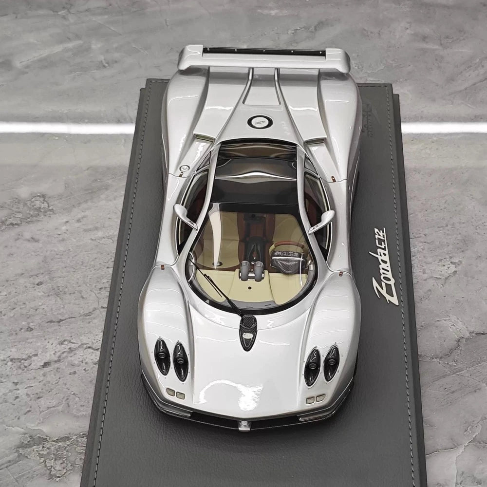 [BBR] 1:18 Pagani 1999 Zonda C12 Silver Model Car Resin
