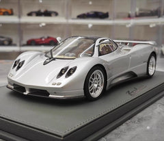 [BBR] 1:18 Pagani 1999 Zonda C12 Silver Model Car Resin
