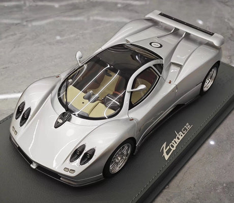 [BBR] 1:18 Pagani 1999 Zonda C12 Silver Model Car Resin