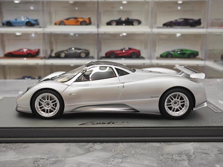 [BBR] 1:18 Pagani 1999 Zonda C12 Silver Model Car Resin