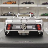[BBR] 1:18 Pagani 1999 Zonda C12 Silver Model Car Resin