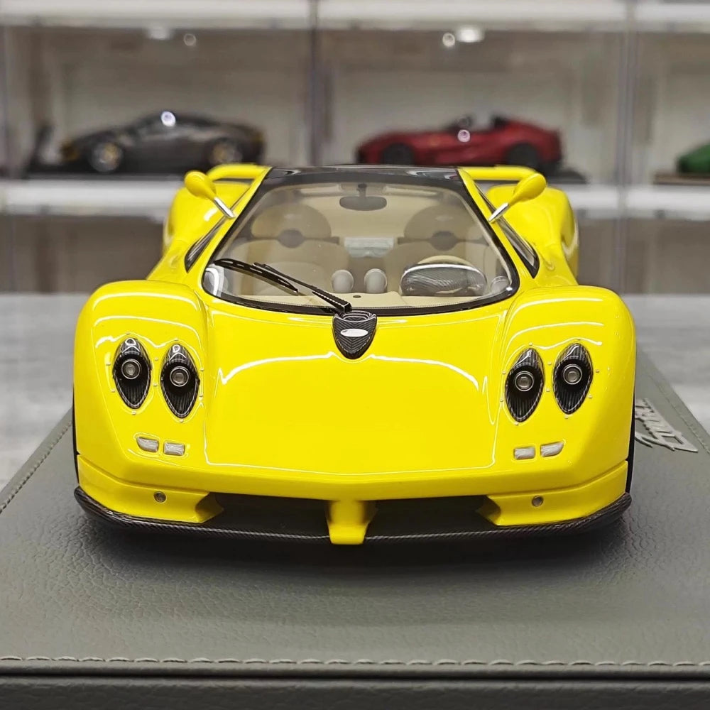 [BBR] 1:18 Pagani 1999 Zonda C12 giallo modellino di auto resina