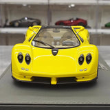 [BBR] 1:18 Pagani 1999 Zonda C12 Yellow Model Car Resin