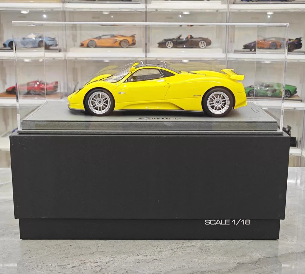 [BBR] 1:18 Pagani 1999 Zonda C12 Yellow Model Car Resin