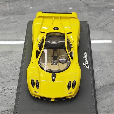 [BBR] 1:18 Pagani 1999 Zonda C12 Yellow Model Car Resin
