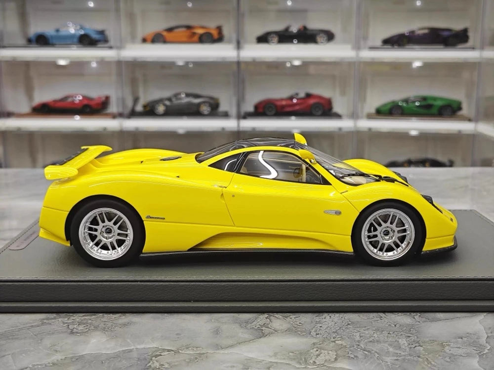 [BBR] 1:18 Pagani 1999 Zonda C12 Yellow Model Car Resin