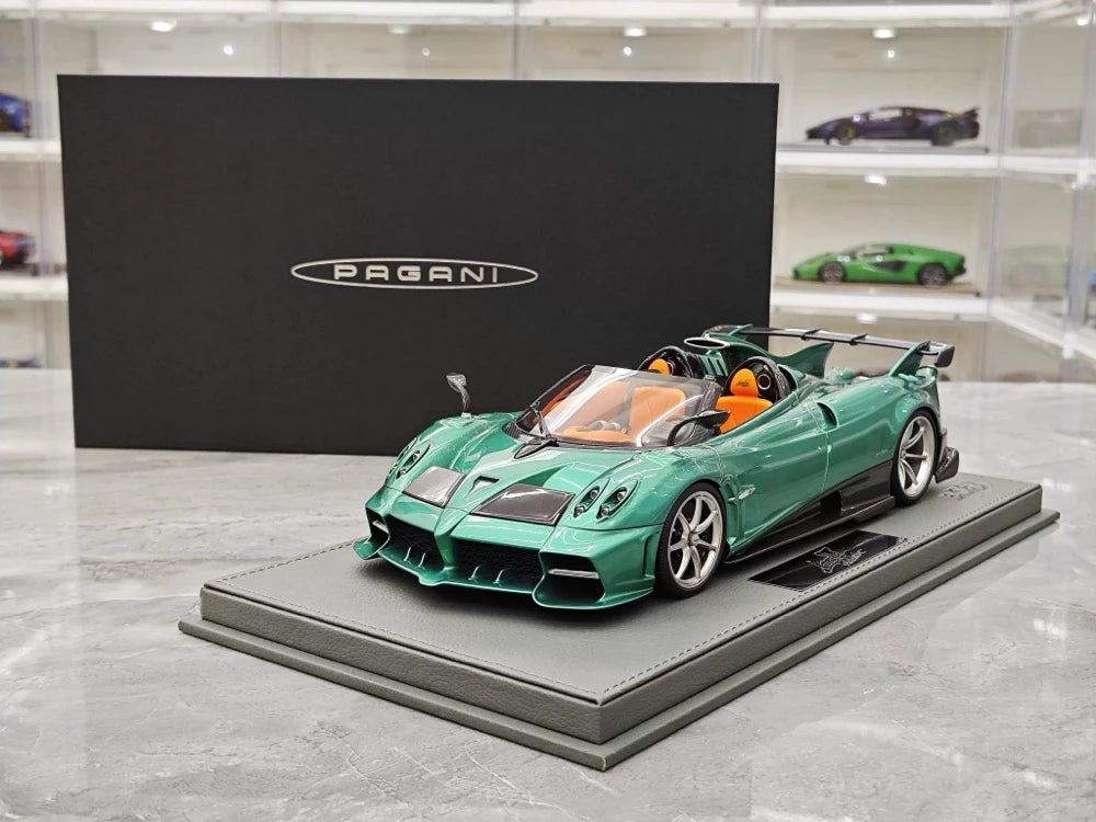[BBR] 1:18 Pagani 2020 Imola Roadster Green Model Car Resin