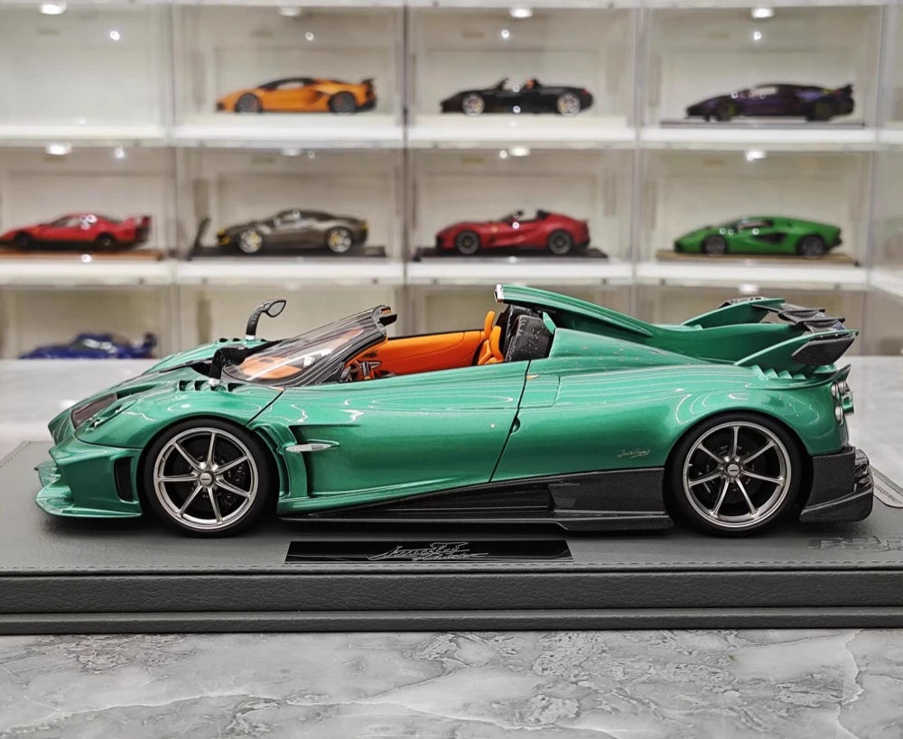 [BBR] 1:18 Pagani 2020 Imola Roadster Green Model Car Resin