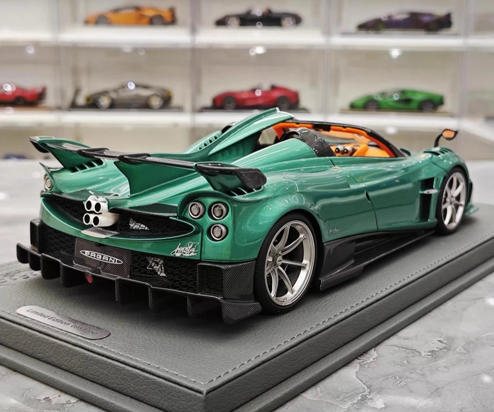 [BBR] 1:18 Pagani 2020 Imola Roadster Green Model Car Resin