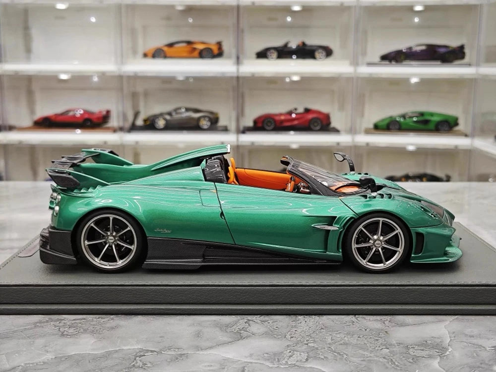 [BBR] 1:18 Pagani 2020 Imola Roadster Green Model Car Resin