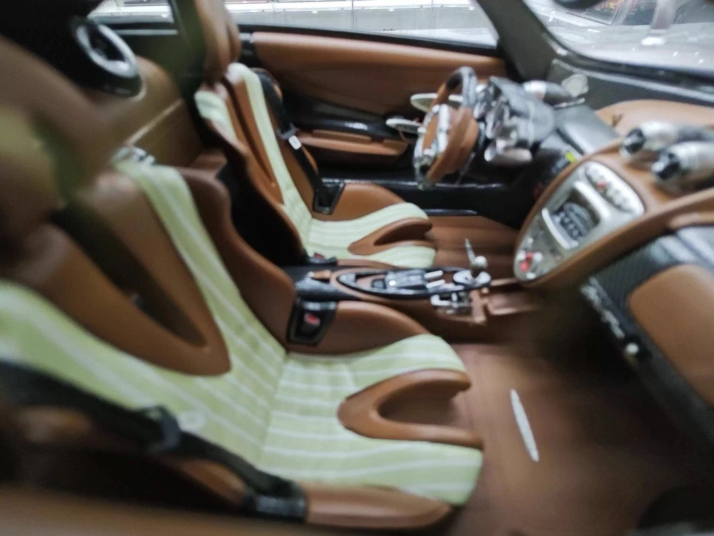 [BBR] 1:18 Pagani 2022 Huayra Codalunga rosa modellino di auto resina