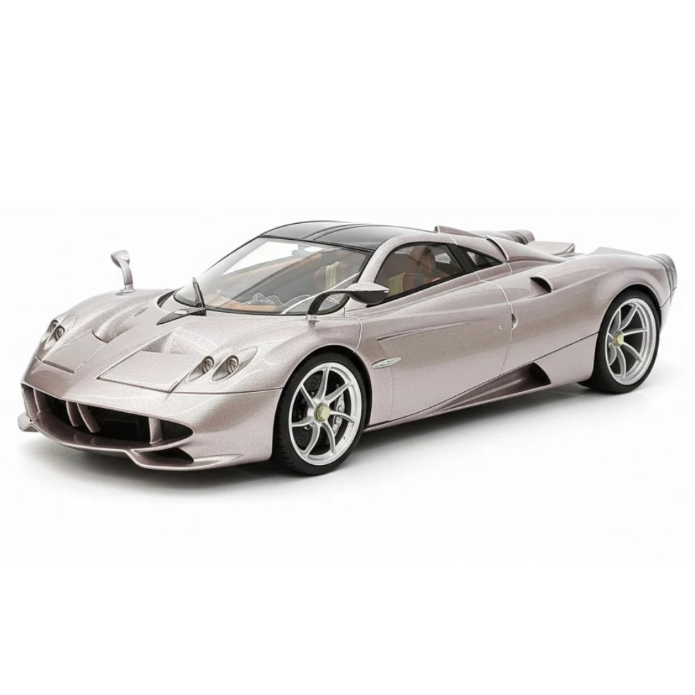 [BBR] 1:18 Pagani 2022 Huayra Codalunga rosa modellino di auto resina