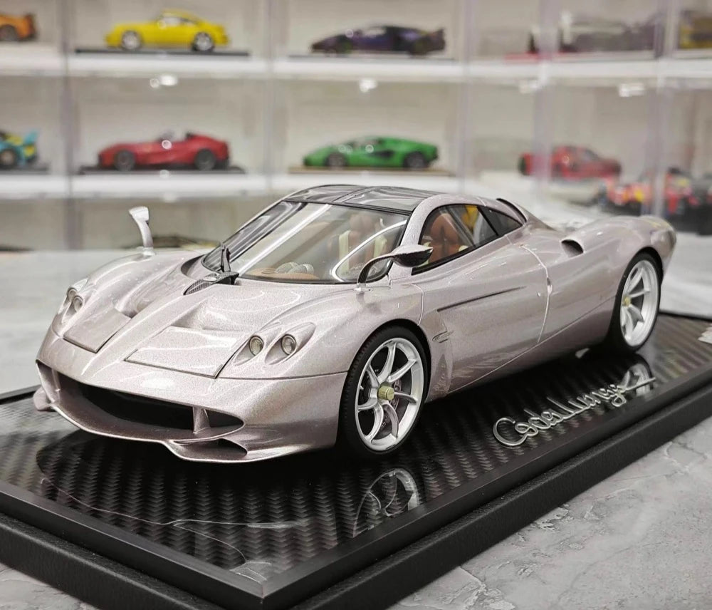 [BBR] 1:18 Pagani 2022 Huayra Codalunga Pink Model Car Resin