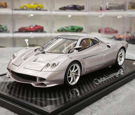 [BBR] 1:18 Pagani 2022 Huayra Codalunga Pink Model Car Resin