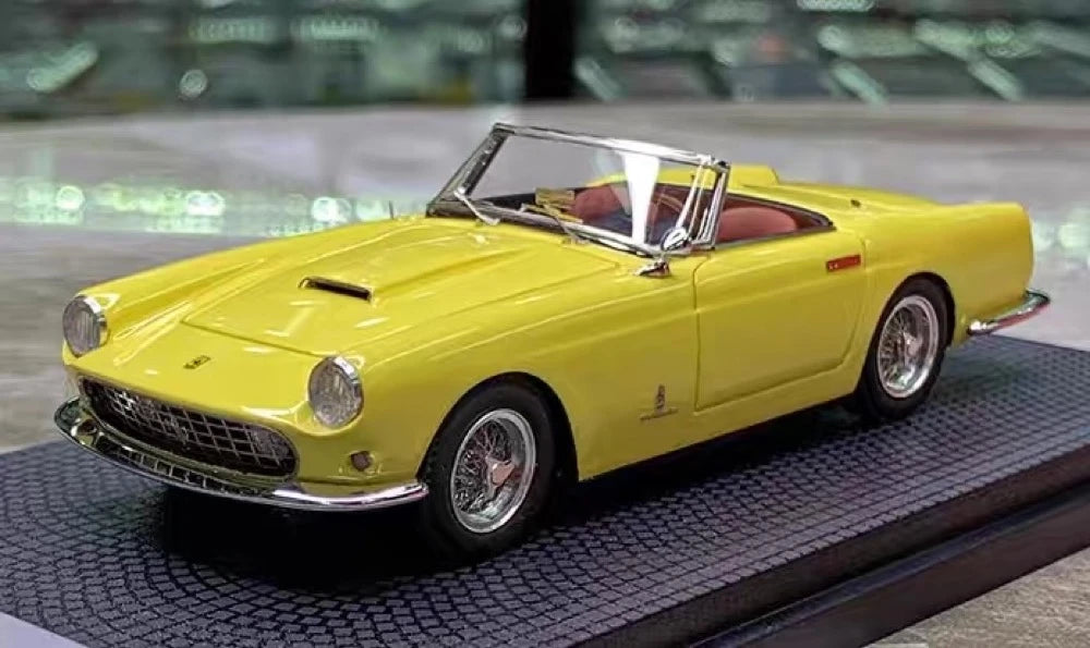 [BBR] 1:43 Ferrari 1958 250 GT Pininfarina Series I jaune voiture miniature Resin