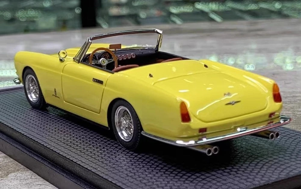 [BBR] 1:43 Ferrari 1958 250 GT Pininfarina Series I jaune voiture miniature Resin