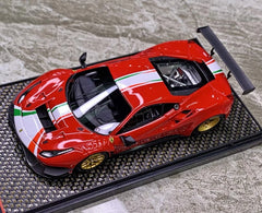 [BBR] 1:43 Ferrari 2020 488 GT Modificata Red Model Car Resin