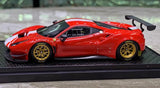 [BBR] 1:43 Ferrari 2020 488 GT Modificata Red Model Car Resin