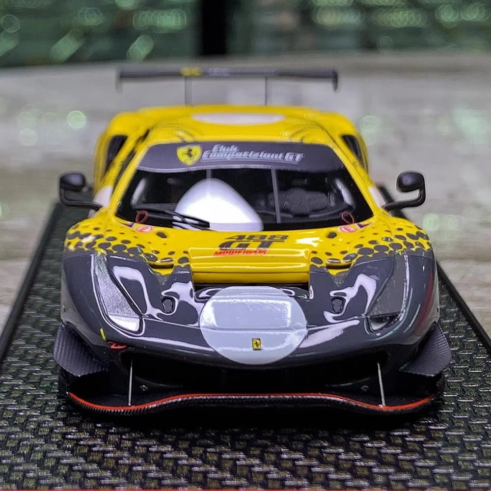 [BBR] 1:43 Ferrari 2020 488 GT Modificata giallo modellino di auto resina