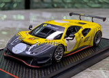 [BBR] 1:43 Ferrari 2020 488 GT Modificata Yellow Model Car Resin