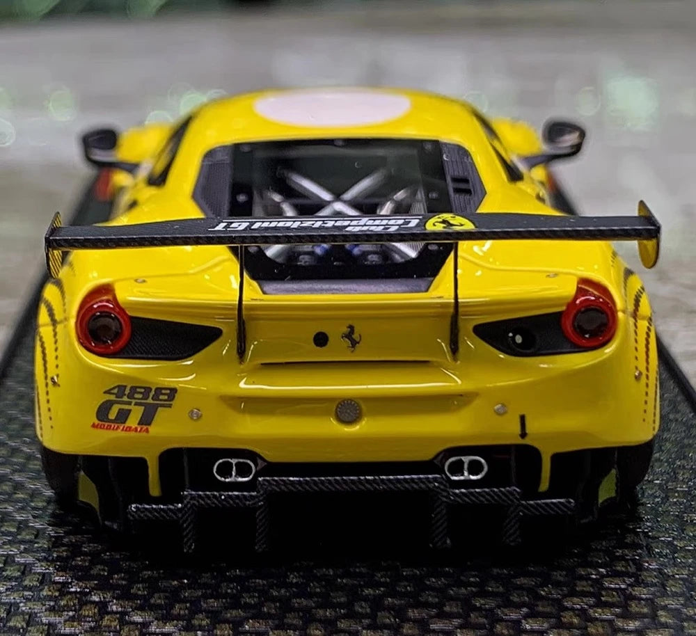 [BBR] 1:43 Ferrari 2020 488 GT Modificata giallo modellino di auto resina