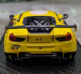 [BBR] 1:43 Ferrari 2020 488 GT Modificata Yellow pienoismalli Hartsi