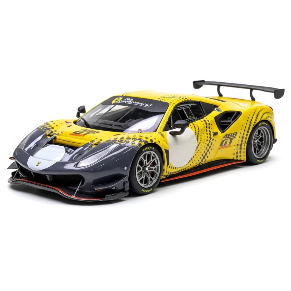 [BBR] 1:43 Ferrari 2020 488 GT Modificata giallo modellino di auto resina