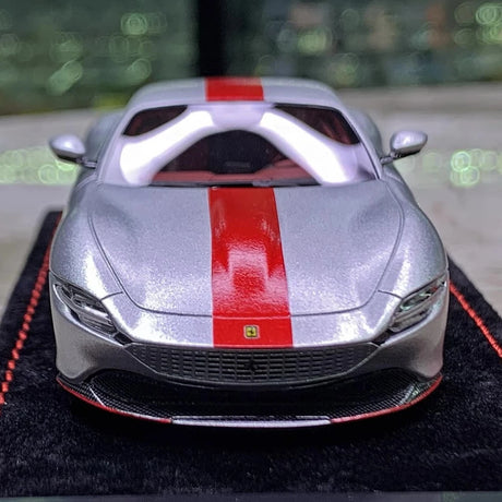 [BBR] 1:43 Ferrari 2020 Roma argento modellino di auto resina