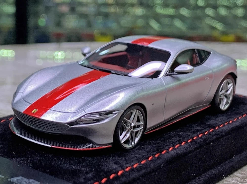 [BBR] 1:43 Ferrari 2020 Roma Silver Model Car Resin