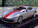 [BBR] 1:43 Ferrari 2020 Roma Silver Model Car Resin